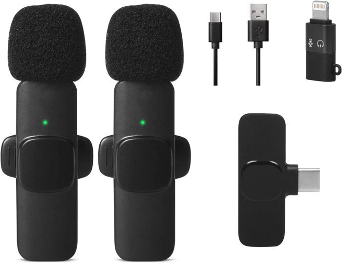 Micro-cravate sans fil pour iPhone, Android, USB-C, Plug-Play, mini microphone à délai ultrafaible 2,4 G pour entrevue /tiktok/Vlog/YouTube | Best Buy Canada Micro-cravate sans fil pour iPhone, Android, USB-C, Plug-Play, mini microphone à délai ultrafaible 2,4 G pour entrevue /tiktok/Vlog/YouTube | Best Buy Canada