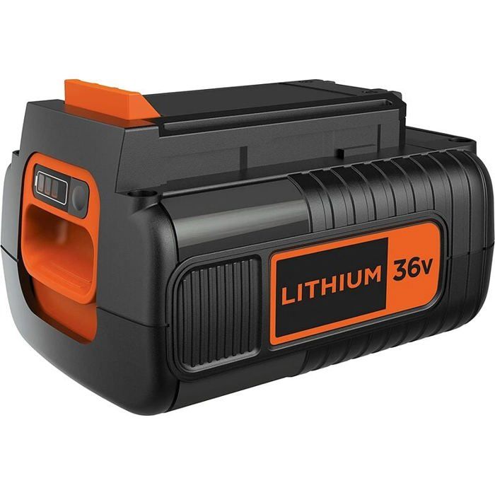 Batterie lithium 36 V 2 Ah compatible avec tous les outils BLACK+DECKER 36 V sans effet mémoire faible autodécharge