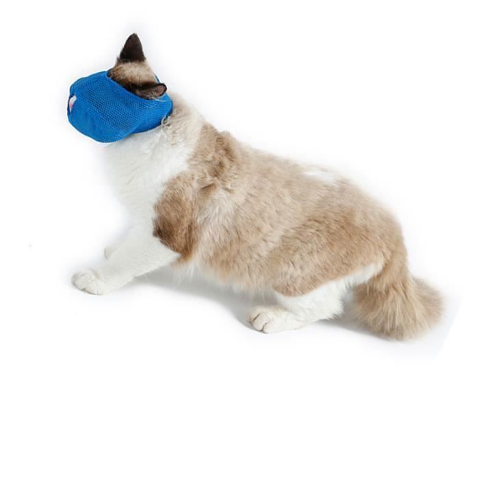 Muselières pour chats - SURENHAP - Maille respirante - Réglables