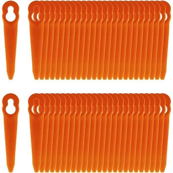 Pales De Rotor Orange EFASO AFX4 Pour Hélicoptère Radiocommandé Amewi FX4 C129 - 1 Set De 2 Pales En Plastique, Pour Vol Électrique