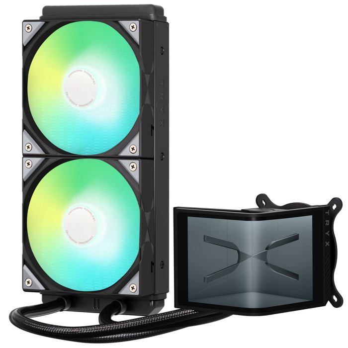 Refroidissement à eau TRYX Panorama SE ARGB 240 Écran AMOLED Ventilateurs ARGB - vue 2