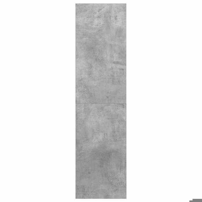 NEUF Armoire TV - Gris - Meuble TV/HIFI - Montage mural - Gris béton 37x37x142 5 cm Bois d’ingénierie TT2185