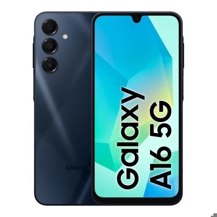 Version internationale - Samsung - Galaxy A16 5G Smartphone 128Go Bleu nuit Single SIM