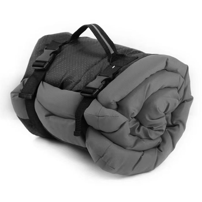 Lit pour chien dextérieur 90 x 60 cm Lavable en machine et portable Avec coussin antidérapant Convient pour le camping plein air