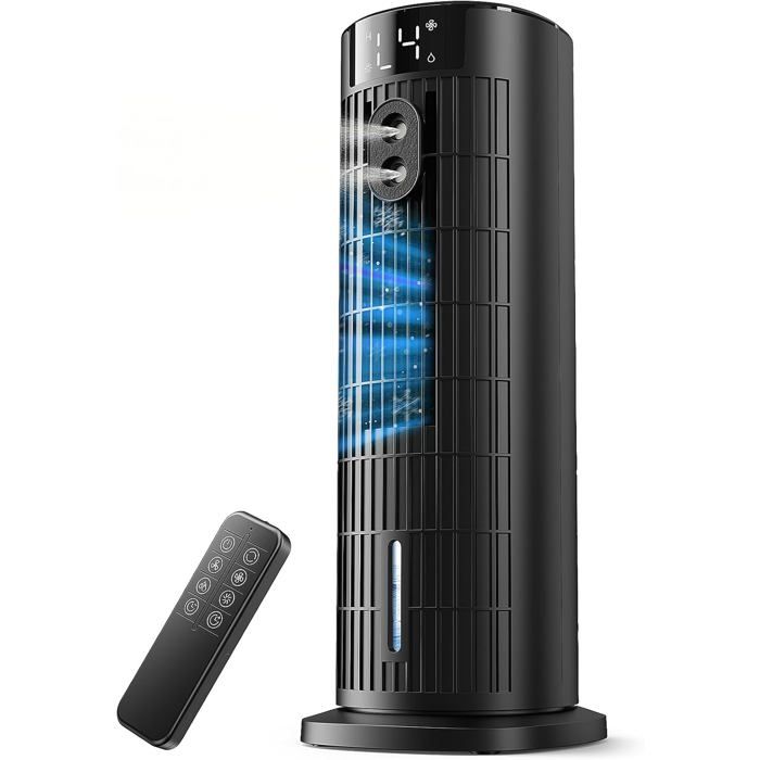 Climatiseur Mobile Portable Sans Lames 2026Ventilateur Puissante 7.5 M/SNouveau Moteur Cc (