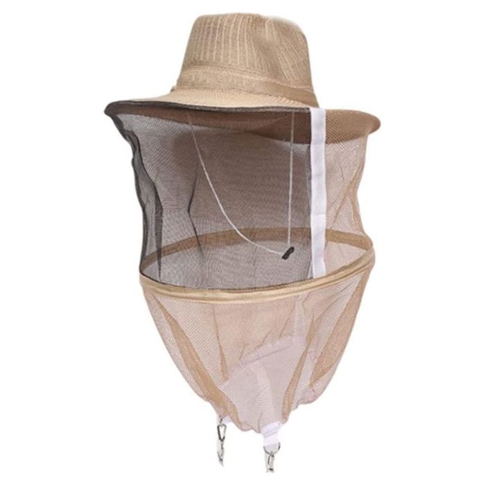 Matériel dapicultureChapeau dapiculture avec voile chapeau anti-moustique tête dapiculteur masque facial machine à chapeau