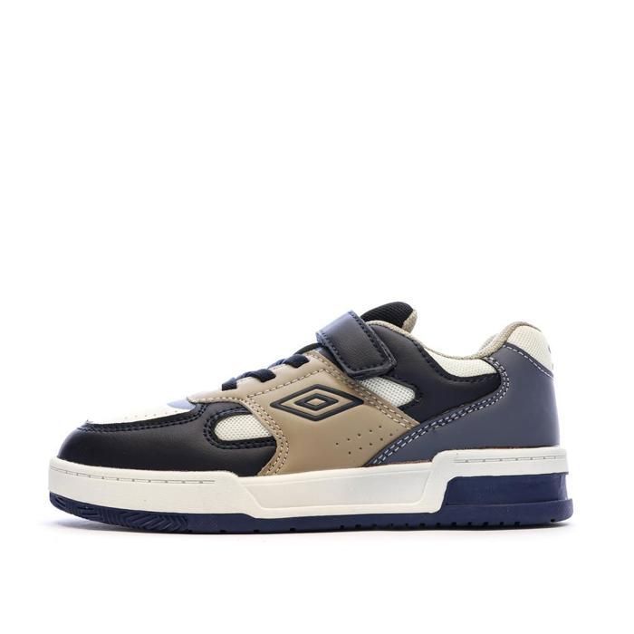 Baskets Blanches/Marine/Noires Garçon Umbro Travys Baskets Blanches/Marine/Noires Garçon Umbro Travys