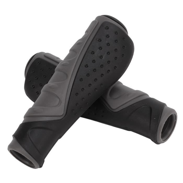 Paire De Poignées De Guidon Vélo En Caoutchouc 22mm - Pour VTT, Route, BMX - Confort Et Adhérence