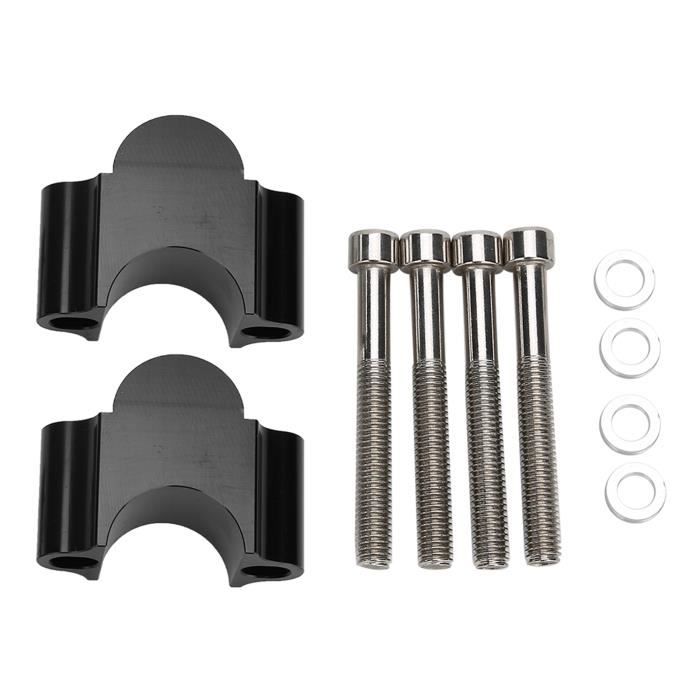 Rehausseur De Guidon Vélo Réglable 100 Mm - Extension Potence Alliage Aluminium - Pour VTT, Route, Diam Rehausseur De Guidon Vélo Réglable 100 Mm - Extension Potence Alliage Aluminium - Pour VTT, Route, Diam