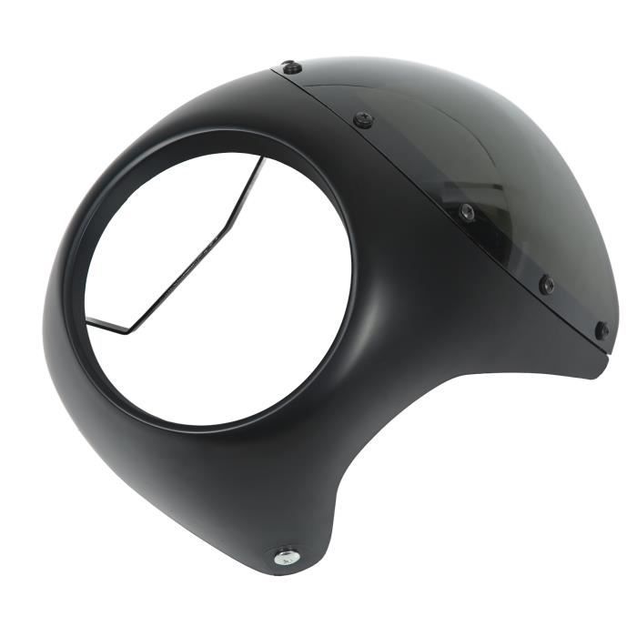 Dilwe Carénage De Phare Pare‑brise De Moto Stents Longs Pare‑vent Déflecteur De Vent Convient