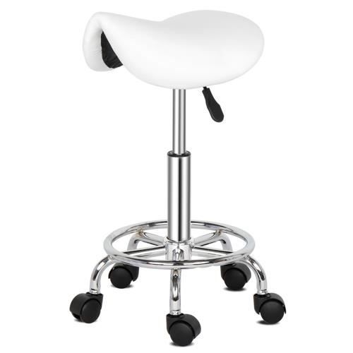 Antlu Selle Rolling Tabouret Chaise ergonomique, dessin pour la Clinique de massage Spa Salon, hydraulique réglable avec roulettes (Noir Antlu Selle Rolling Tabouret Chaise ergonomique, dessin pour la Clinique de massage Spa Salon, hydraulique réglable avec roulettes (Noir