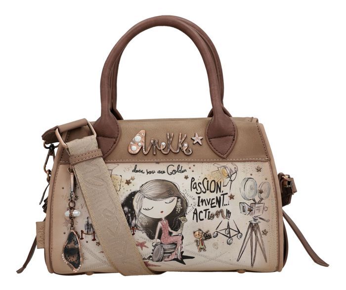Sac à main - ANEKKE - Hollywood Doctor Bag - Multicolore - Grainé - Bandoulière amovible