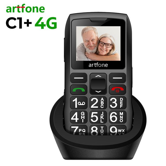 Téléphone seniors touches photos - Téléphone fixe personnes âgées