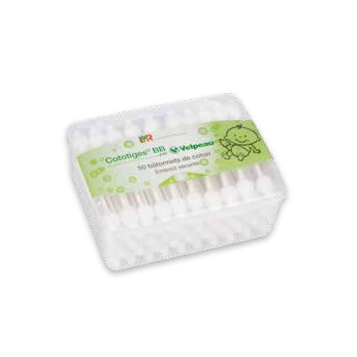 Coton Tige Bebe Boite De 50 Batonnets Ouates 341 Cdiscount Au Quotidien