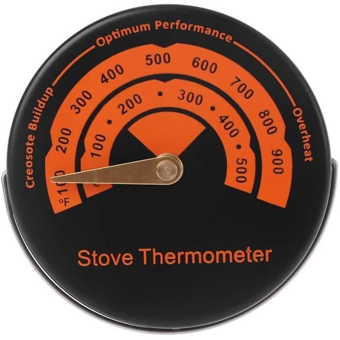 Thermomètre magnétique pour poêle à bois,ventilateur de cheminée,jauge de température de cheminée accessoires pour brûleur à[207]