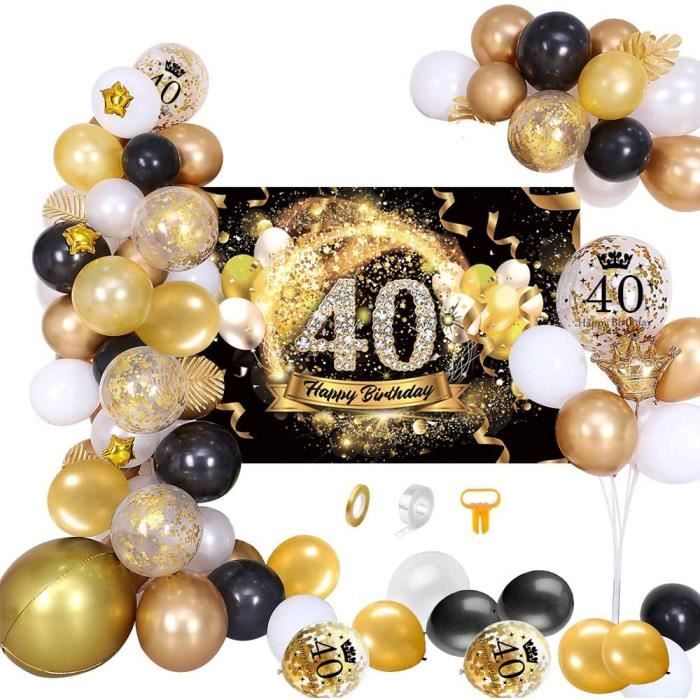 Ballon anniversaire Panneau 40 Ans - Fiesta Republic