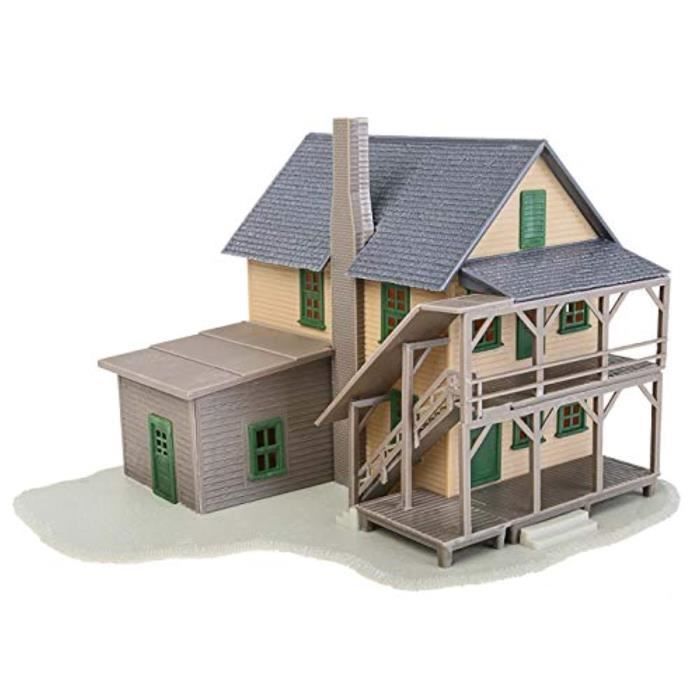 Lot De 2 Maquettes Maisons LGB (1/43) – Montées, Occasion – Pour Train Ou Décor