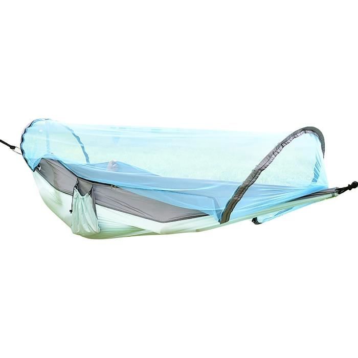 Hamac de camping en plein air Hamac portable parachute nylon sac à dos