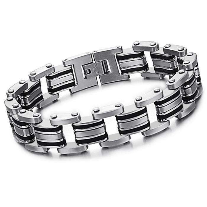 Bracelet homme luxe : Un bracelet perles luxe de la marque Casteld