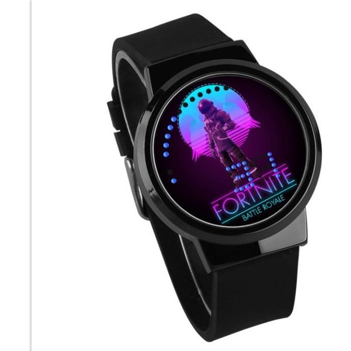 Montre Fortnite Jeu de tir comp titif Fortnite Touche lumineuse