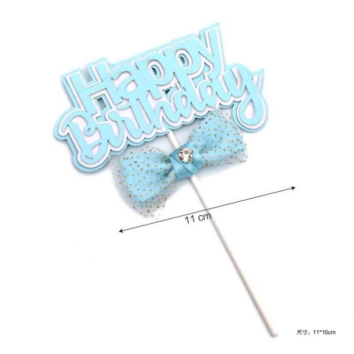 Decoration De Gateau Rose Bleu Bow Joyeux Anniversaire Decoration De Gateau 16 18 Ans Bapteme Gateau Deco Blue Hb Ku Cdiscount Maison Decoration De Gateau Rose Bleu Bow Joyeux Anniversaire Decoration De Gateau 16 18 Ans Bapteme Gateau Deco Blue Hb Ku Cdiscount Maison