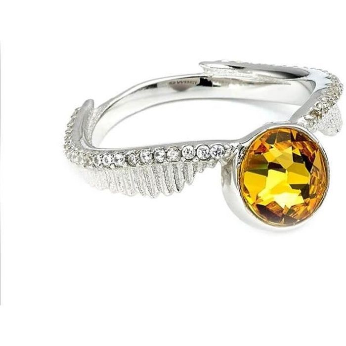 Cristaux Officiels De Swarovski Harry Potter Bague Dorée Moyen Achat Vente Apprêts Fabriqué En Argent Sterling Cdiscount