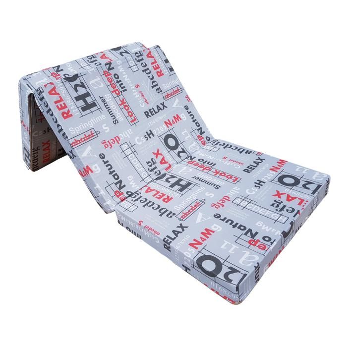 Matelas lit futon pliable pliant 195 x 65 x 10 cm - NATALIA SPZOO - Soutien ferme Matelas lit futon pliable pliant 195 x 65 x 10 cm - NATALIA SPZOO - Soutien ferme