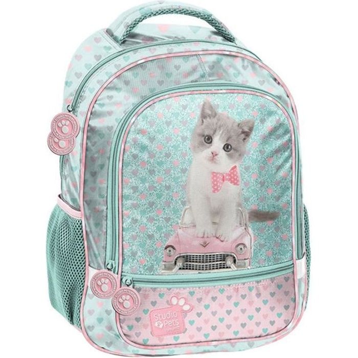 Sac A Dos Chaton Kitty On Car 40 Cm Haut De Gamme Cdiscount Bagagerie Maroquinerie