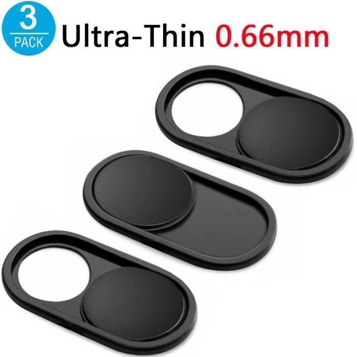 CloudValley Webcam Cover Métal Slide, 0.66mm Ultra-Mince Cache Webcam | Caméra Cover pour MacBook Pro, MacBook Air, Mac, PC, Surf