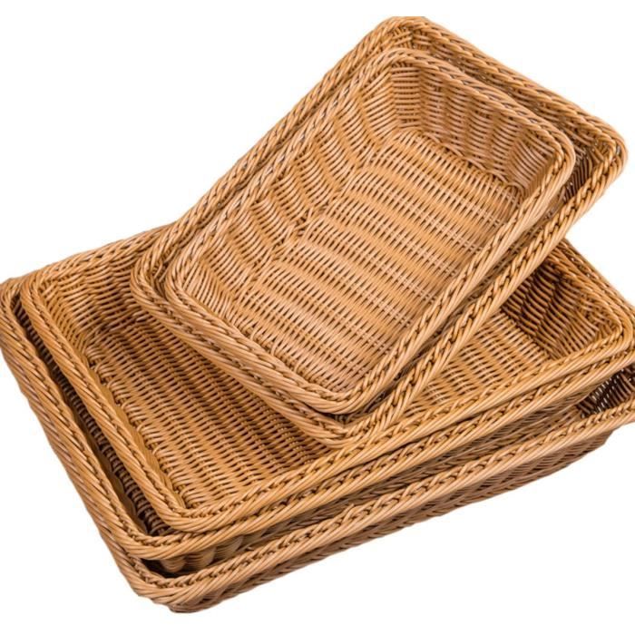 NUOBESTY Lot De 36 Mini Paniers En Osier Tressés