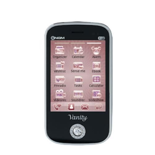 Achat T&eacute;l&eacute;phone portable NGM-Mobile Vanity Touch, Barre, Double SIM, 7,11 cm (2.8"), 3,2 MP, 900 mAh, Noir pas cher