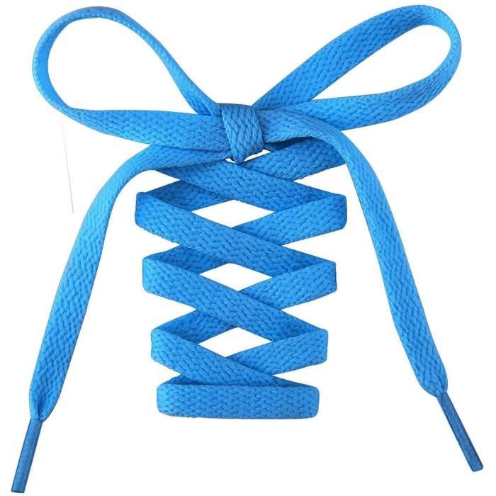 Lacets Plats 2 Paires Lacets Durable pour Baskets Remplacement