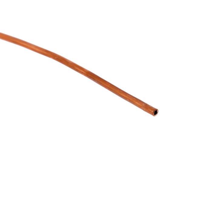 Tube En Cuivre 2m - Diamètre 3mm Extérieur / 2mm Intérieur Pour Plomberie, Réfrigération, DIY