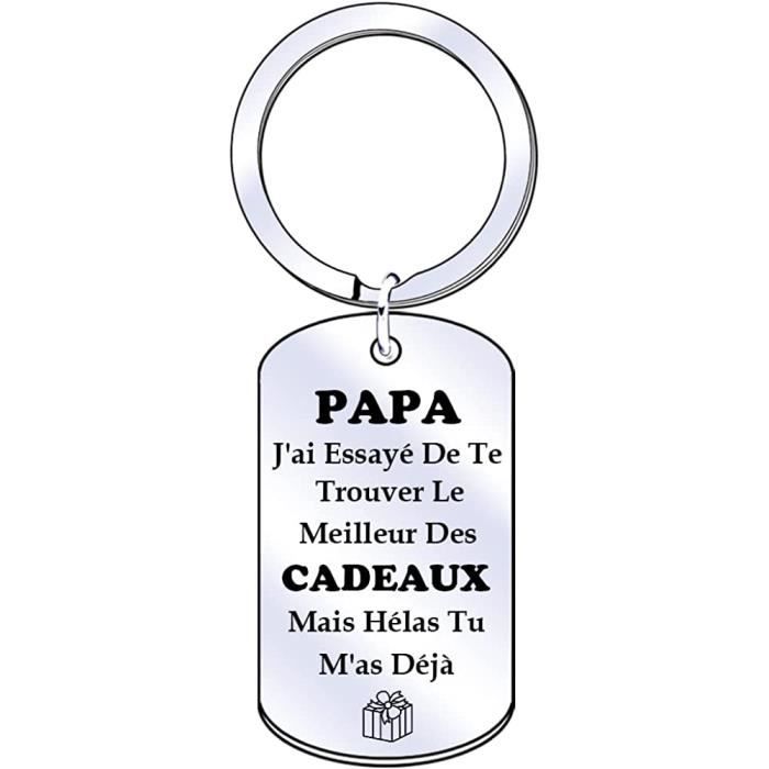 Cadeau Papa Anniversaire Porte-clés Cadeau Noel Papa Cadeau Homme