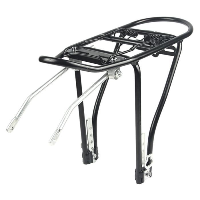 Porte-bagages Arrière GORIX – Alu Léger, Amovible, Noir, KW-671