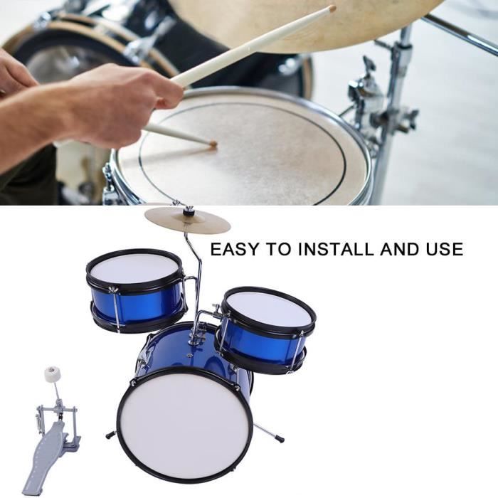 Batterie Pour Enfants 5 Tambours - Avec Tabouret - Jouet Musical 1-7 Ans - Cadeau Débutant - Couleurs Vives Jeu D'éveil Musical 1 7 Ans Batterie Pour Enfants 5 Tambours - Avec Tabouret - Jouet Musical 1-7 Ans - Cadeau Débutant - Couleurs Vives Jeu D'éveil Musical 1 7 Ans