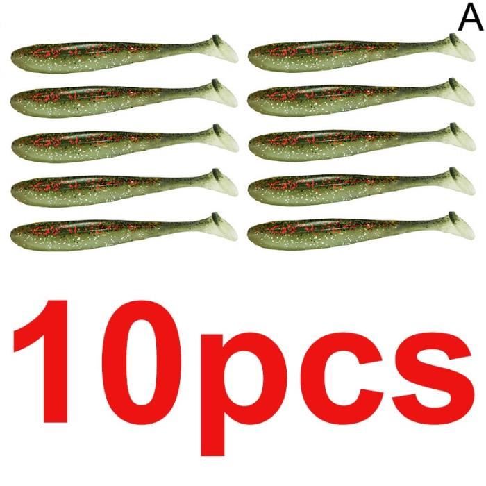 Zite Fishing Lot de 8 appâts artificiels pour truite 2,5 g - Couleur des  deux côtés - Actif UV