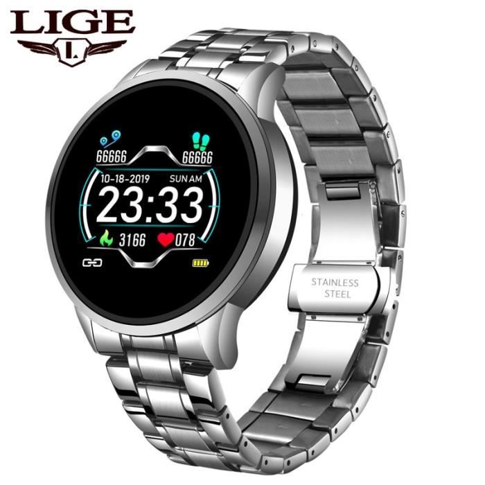 Montre connect e LIGE 2020 nouvelle montre intelligente hommes