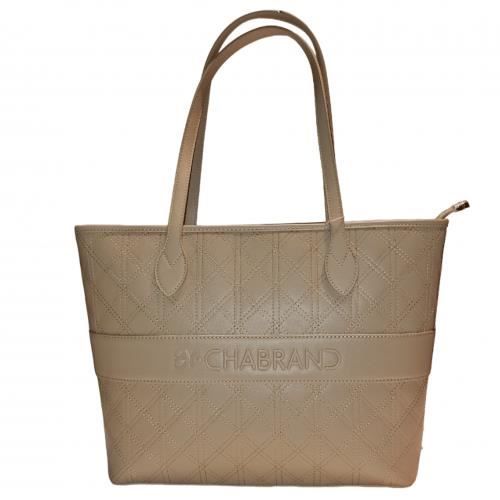 Grand sac a main femme Chabrand Beige 11238421 Cdiscount Bagagerie Maroquinerie