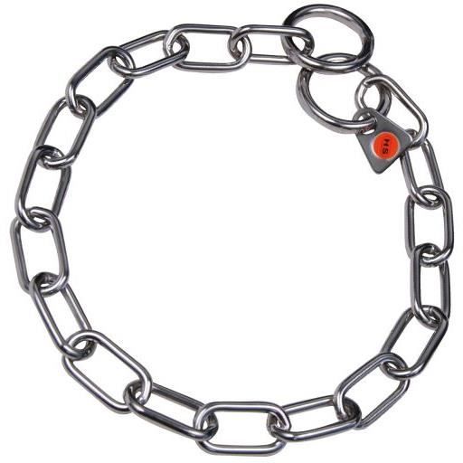 Meilleurs prix pour Chadog Collier étrangleur à maillons courts en acier inoxydable | 43cm x 3mm