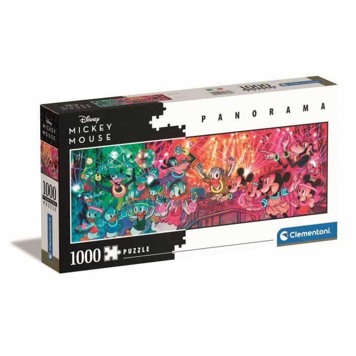Puzzle panorama 1000 pièces Disney Disco - Clementoni - Designs originaux - Garantie 2 ans