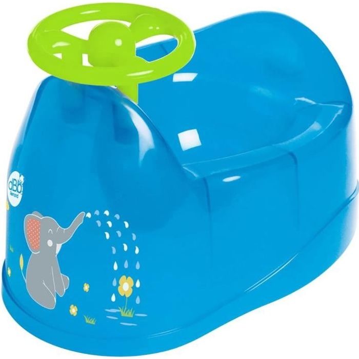 Dbb Remond Pot Bebe Decor Elephant Avec Volant Bleu Translucide Cdiscount Puericulture Eveil Bebe