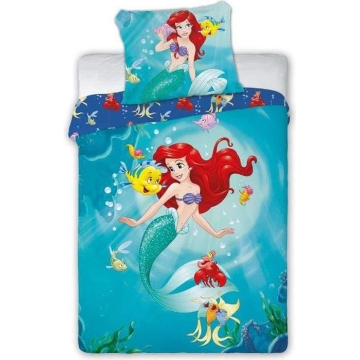 Parure De Lit Bebe Coton Ariel La Petite Sirene Disney Cdiscount Maison Parure De Lit Bebe Coton Ariel La Petite Sirene Disney Cdiscount Maison