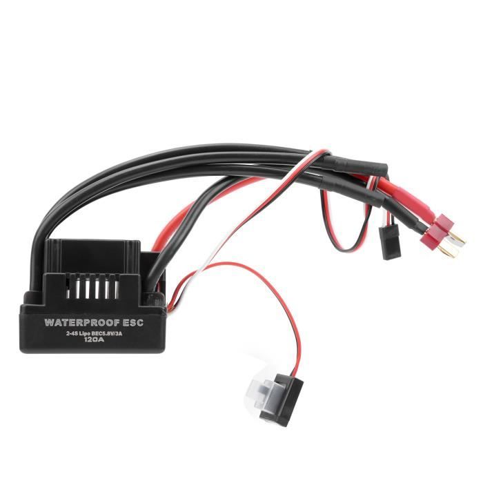 HUIOP ESC Brushless 150A Imperméable Avec BEC 5,5V 5A Pour RC Boat
