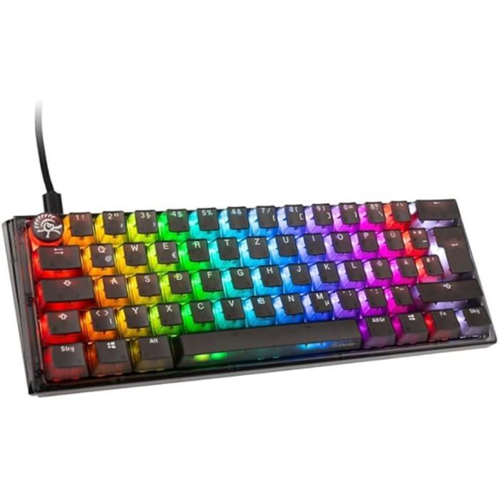 Clavier gaming - DUCKY - One 3 Aura Black Mini - Noir - Compact - Touches réactives