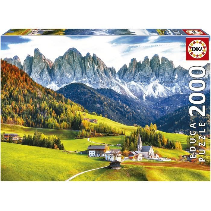 AUTOMNE DANS LES DOLOMITES - Puzzle de 2000 pièces