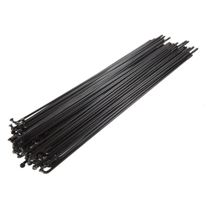 Rayons De Vélo En Acier 14G - Lot De 36, Longueur 94 Mm (sans Coude) | Pour VTT, Vélo De Montagne, Diamètre 2 Mm, Filetage M2x0.45 - 12