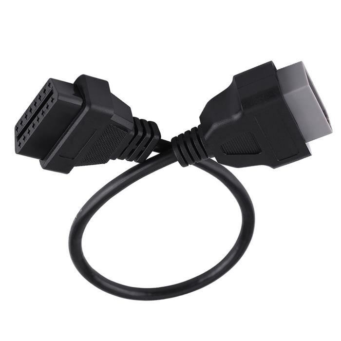 Câble Adaptateur Diagnostic 14 Broches Vers 16 Broches - Pour Voitures Nissan Avec Connecteur Femelle 14 Broches