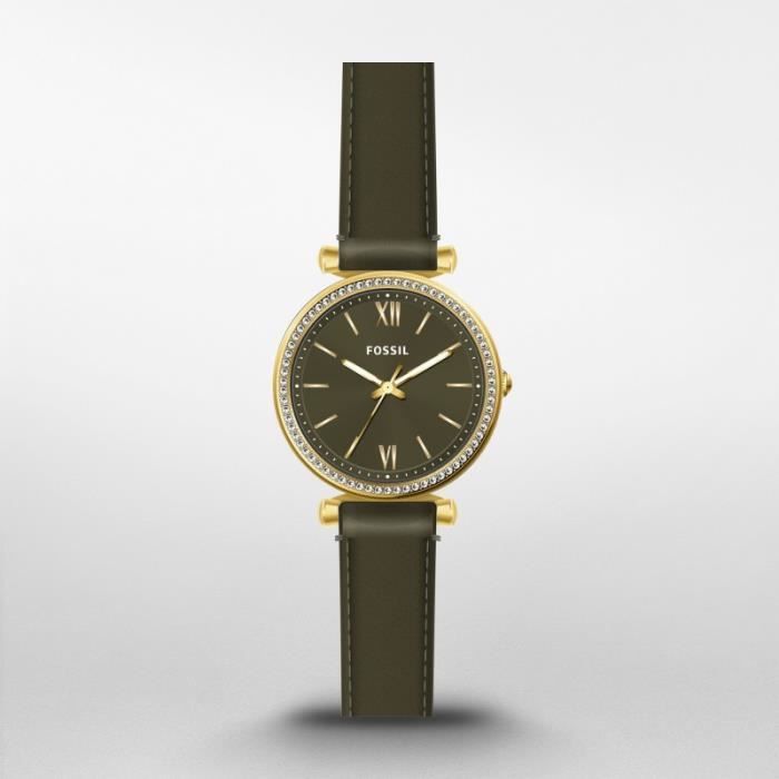 Montre fossil online femme cuir