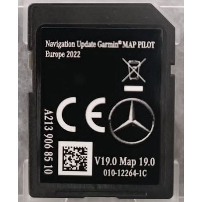 Carte SD GPS MERCEDES GARMIN MAP PILOT Europe 2022 STAR2 v19 A2139068510 - vue 2